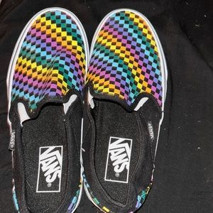 Vans slide ons